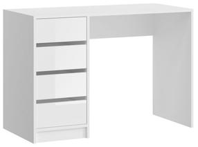 Kirjutuslaud sahtlitega MC Akcent Emma, 110 cm x 48 cm, 75 cm, valge v.