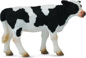 Фигурка-игрушка Collecta Friesian Calf - Standing 88483, 7.6 см, белый цв./черный цв.