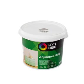 Emailvärv, universaalsed Pentacolor Aquamel, matt, 3 kg, tume roosipuu v.