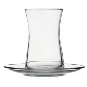 Kohvi- / teeserviis Pasabahce Heybeli, 0.16 l, klaas, läbipaistev v., 8 tk.