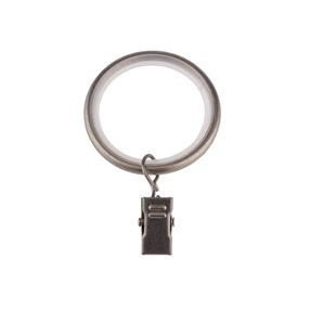 Кольца с клипсами Domoletti 90290024, 1.9 см, хромовый цв., 10 шт.