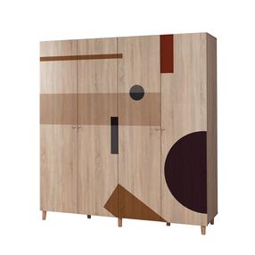 Riidekapp Kalune Design Loni 4 969, pruun v., 52 cm x 180 cm x 192 cm