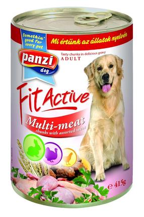 Šlapias šunų maistas Fit Active, ėriena/jautiena 415GR 308890, 0.41 kg