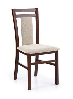 Ēdamistabas krēsls Hubert 8, brūna krās./bēša krās., 45 cm x 51 cm x 90 cm