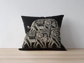 Наволочка для декоративной подушки Mioli Decor 1151, черный цв., 43 см x 43 см