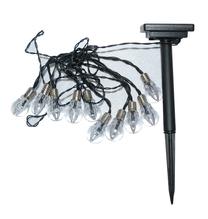 Lauko lempučių girlianda Domoletti, 0.1W, LED, IP44, juoda sp.