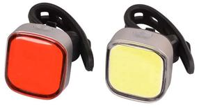 Jalgrattatulede komplekt Bottari BN94337, abs-plastmass, hõbe v./punane v., 2 tk