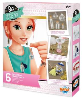 Papuošalų gamybos rinkinys Buki Jewellery Vials, įvairių spalvų