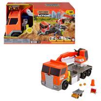  Statybos aikštelė Mattel Matchbox Action Drivers Excavator HPD64, įvairių spalvų