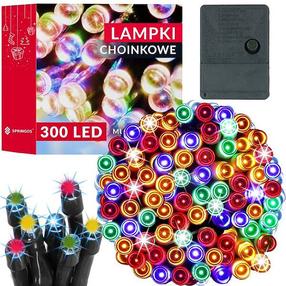 Lempučių girlianda Springos CL0338, 21 m, įvairių spalvų, 300 LED