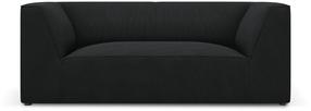 Sofa Micadoni Home Ruby MIC_2S_100_F1_RUBY8, juoda sp., 174 x 92 cm x 69 cm