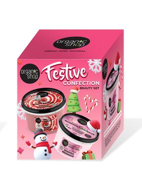 Набор для ухода за телом Organic Shop Festive Confection, 2 шт.