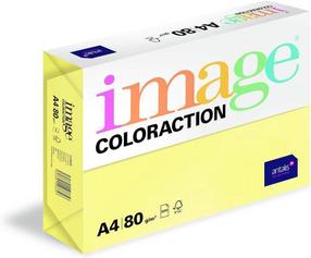 Цветная бумага Antalis Image Coloraction, A4, 80 g/m², желтый цв., 29.7 см x 21 см, 500 стр. шт.