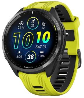 Nutikell Garmin Forerunner 965, must v.