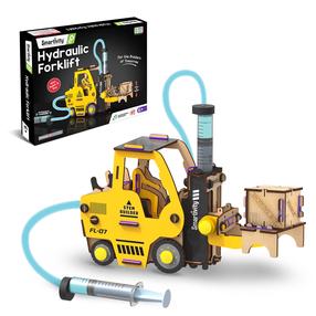 Eksperimentu komplekts Smartivity Hydraulic Forklift, dzeltena krās.