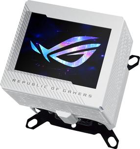 Ūdens dzesētājs procesoram Asus ROG Ryujin III WB White Edition, 89 mm x 107 mm
