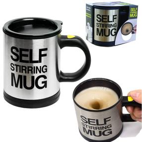 Termostass Self Stirring, 0.35 l, hõbe v./must v.