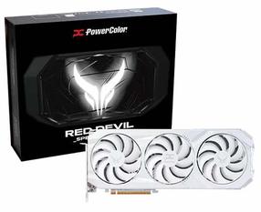 Videokarte PowerColor Radeon RX 9070 XT Red Devil Spectral White, 16 GB, GDDR6