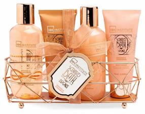 Kūno prausimosi rinkinys IDC Institute Body Care Scented Bronze Set Orange & Cinnamon, 470 ml, 4 vnt.