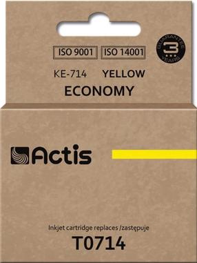 Tintes printera kasetne Actis Standard KE-714, dzeltena krās., 13.5 ml
