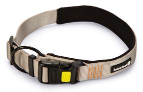 Antkaklis šunims Beeztees Parinca Premium, šviesiai pilka sp., 400 - 450 mm x 20 mm, 40-45
