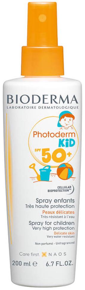 Purškiklis įdegio priežiūrai kūnui Bioderma Photoderm Kid SPF50+, 200 ml