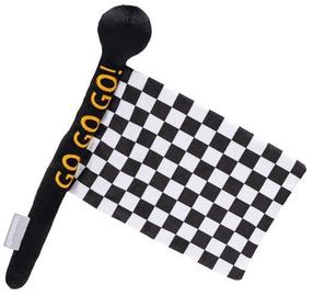 Mänguasi koerale, pehme Beeztees Finish Flag 2400060, 36 cm, valge v./must v.