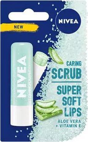 Lūpų šveitiklis Nivea Super Soft Lips Caring Scrub, 5.5 ml