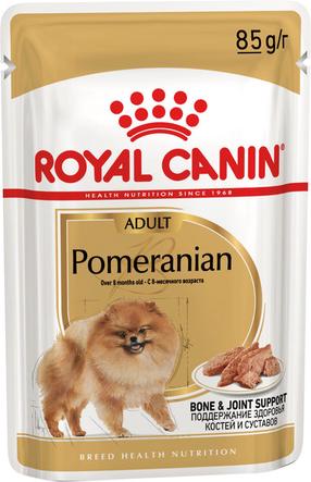 Šlapias šunų maistas Royal Canin Pomeranian, 0,085 kg x 12 vnt.