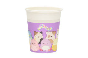 Ühekordne tass Squishmallows 656328, 200 ml, Ø 8 cm, 13 cm, 8 tk