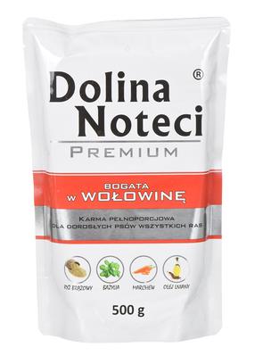 Šlapias šunų maistas Dolina Noteci Premium Noteci Premium Beef, jautiena, 0.5 kg