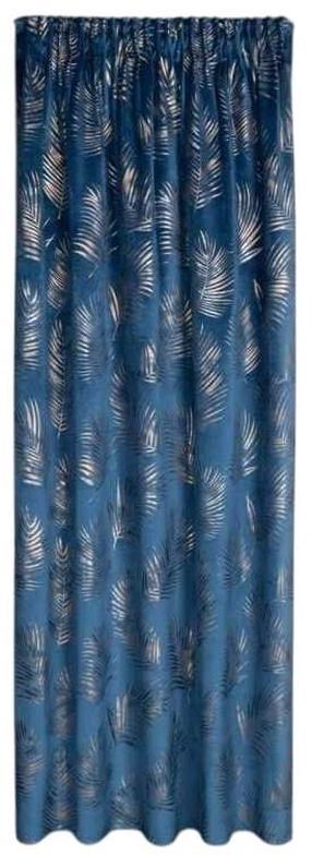 Naktinė užuolaida Gloria, tamsiai mėlyna sp., 140 cm x 300 cm