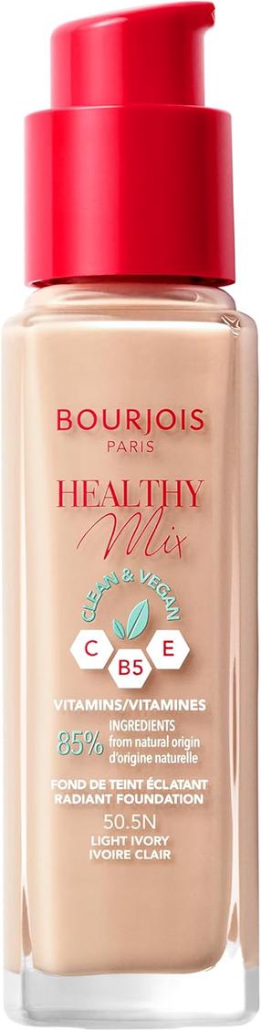Жидкая основа для макияжа Bourjois Paris Healthy Mix, 50.5n light ivory, 30 мл