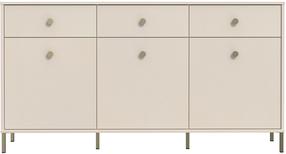 Комод Forte Salvatrice SVTK231-U60, белый цв., 88.9 см x 168.4 см x 42 см