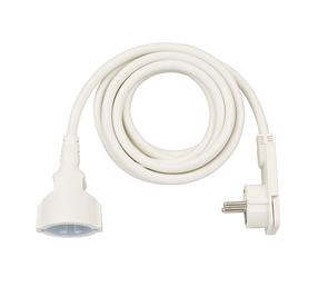 Buitinis ilgintuvas Brennenstuhl H05VV, 3 x 1,5 mm², 3 m, 1 lizdo, balta sp.