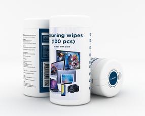 Салфетки, ekranams/для компьютера Gembird CK-AWW100-01, 100 шт.