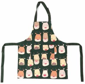 Prijuostė Homla Reindeer 226301, 60 cm x 50 cm, ruda/žalia