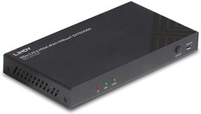 Imtuvas Lindy 100m Cat.6 HDMI 4K60, Audio, IR & RS-232 HDBaseT 38342, 16 x 163 mm, juoda sp.