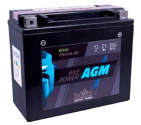 Akumuliatorius IntAct Bike Power, 12 V, 21 Ah, 350 A