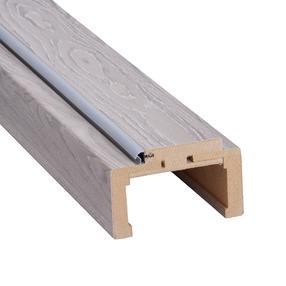 Horizontāla durvju aploda PerfectDoor, 64.4 cm x 18 cm x 2.2 cm, pelēka ozola krās.
