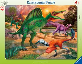 Dėlionė Ravensburger Spinosaurus, 32.5 cm x 24.5 cm, 42 vnt., įvairių spalvų