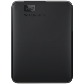 Cietais disks Western Digital Elements Portable, HDD, 6 TB, melna krās.