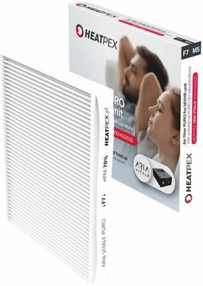 Filtras Heatpex ISO ePM1 70% (F7), poliesteris/sintetinis pluoštas