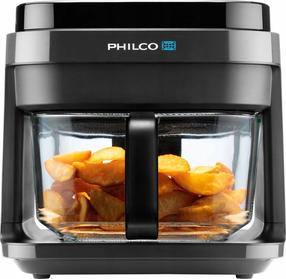 Karšto oro gruzdintuvė Philco PHAF 2000, skaidri sp./juoda sp., 1200 W, 5.5 l