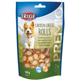 Skanėstas šunims Trixie Premio Rolls, vištiena/sūris, 0.1 kg