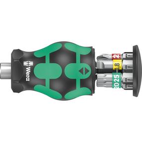 Atsuktuvo ir antgalių rinkinys Wera WE05008873001, izoliuotas, 2.5 cm, 6 vnt.