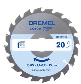 Pjovimo diskas Dremel Blueprint, 85 mm x 15 mm