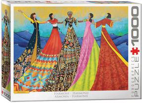 Dėlionė Eurographics Harmony, 67.6 cm x 48.9 cm, 1000 vnt., įvairių spalvų