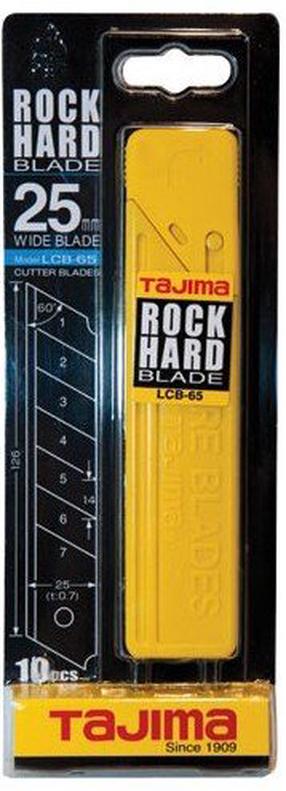 Nolaužamie asmeņi TAJIMA Rock Hard LCB65C/Y1, 12.6 cm, tērauds, 10 gab.
