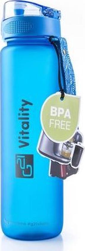 Veepudel G21 Vitality 60022228, sinine v., plastik, 1 l